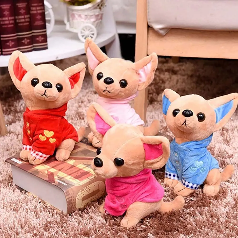 

Игрушка плюшевая в виде собаки чихуахуа, 4 цвета