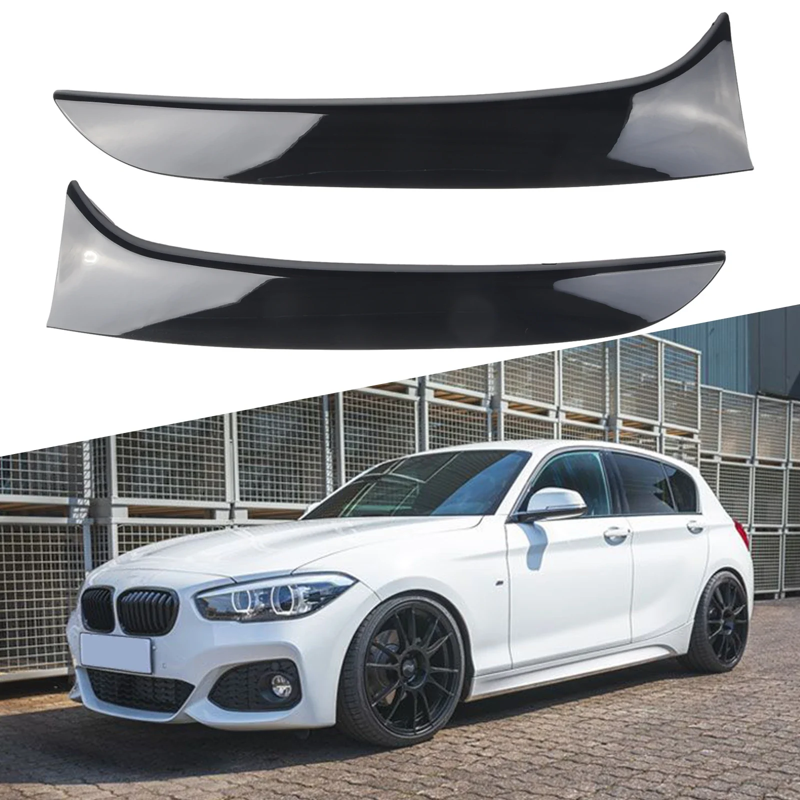 리어 루프 문짝 유리 스포일러, 빠르고 쉬운 설치, BMW 1 시리즈 F20 F21