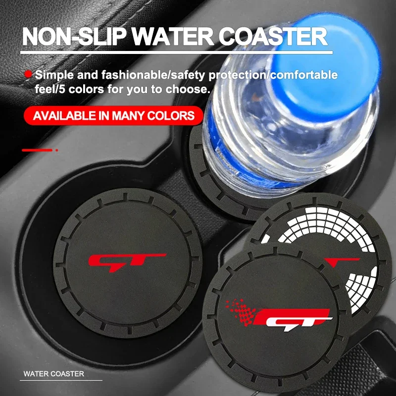 Car Coaster Cup Holder Mat for KIA Gt Ceed Sw Ev6 Niro Picanto Proceed Soul Sorento