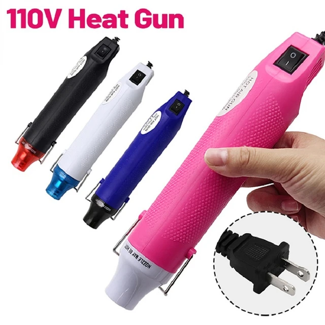 300W Electrical Mini Heater Gun Handheld Hot Air Gun with 328PCS Heat  Shrink Butt for DIY Craft Embossing Shrink Wrapping PVC - AliExpress