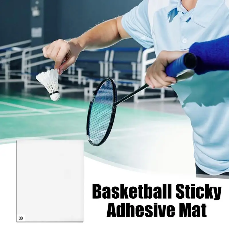 Basketball Sticky Adhesive Mat 15x18in Basketball Grip Mat Slipp Nott Traction Replaceable Sheets Sticky Pad