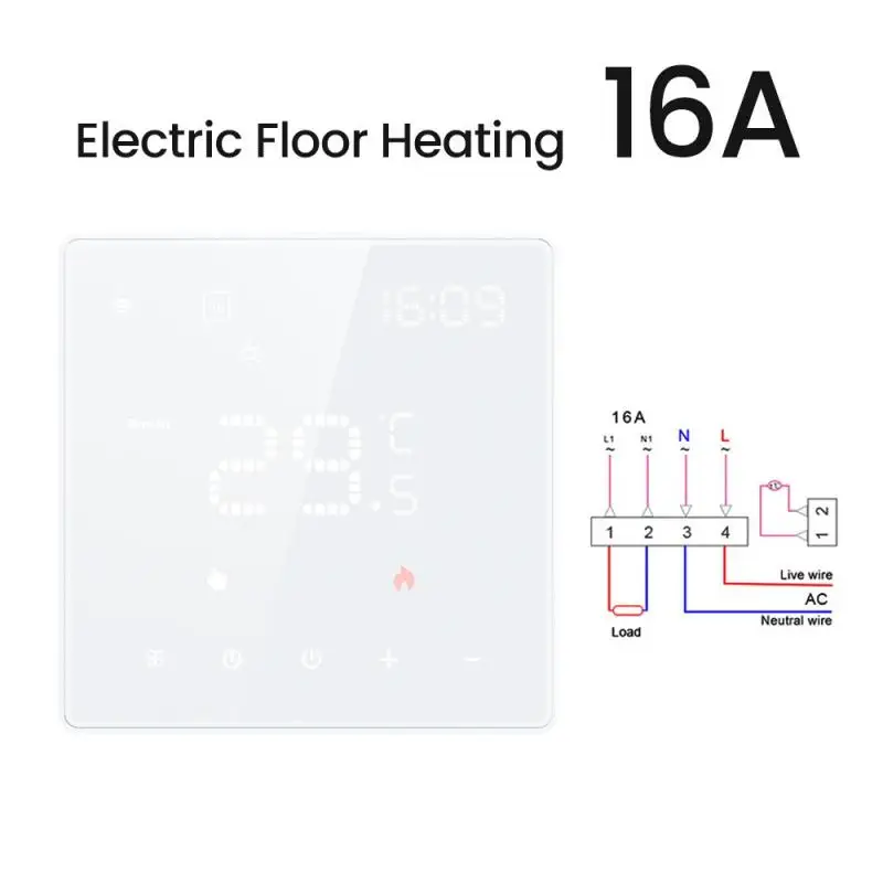 

Water Heater Thermostat Energy Saving Continuously Connected. 4400w Load Voice Control App Control Low Temperature Stable