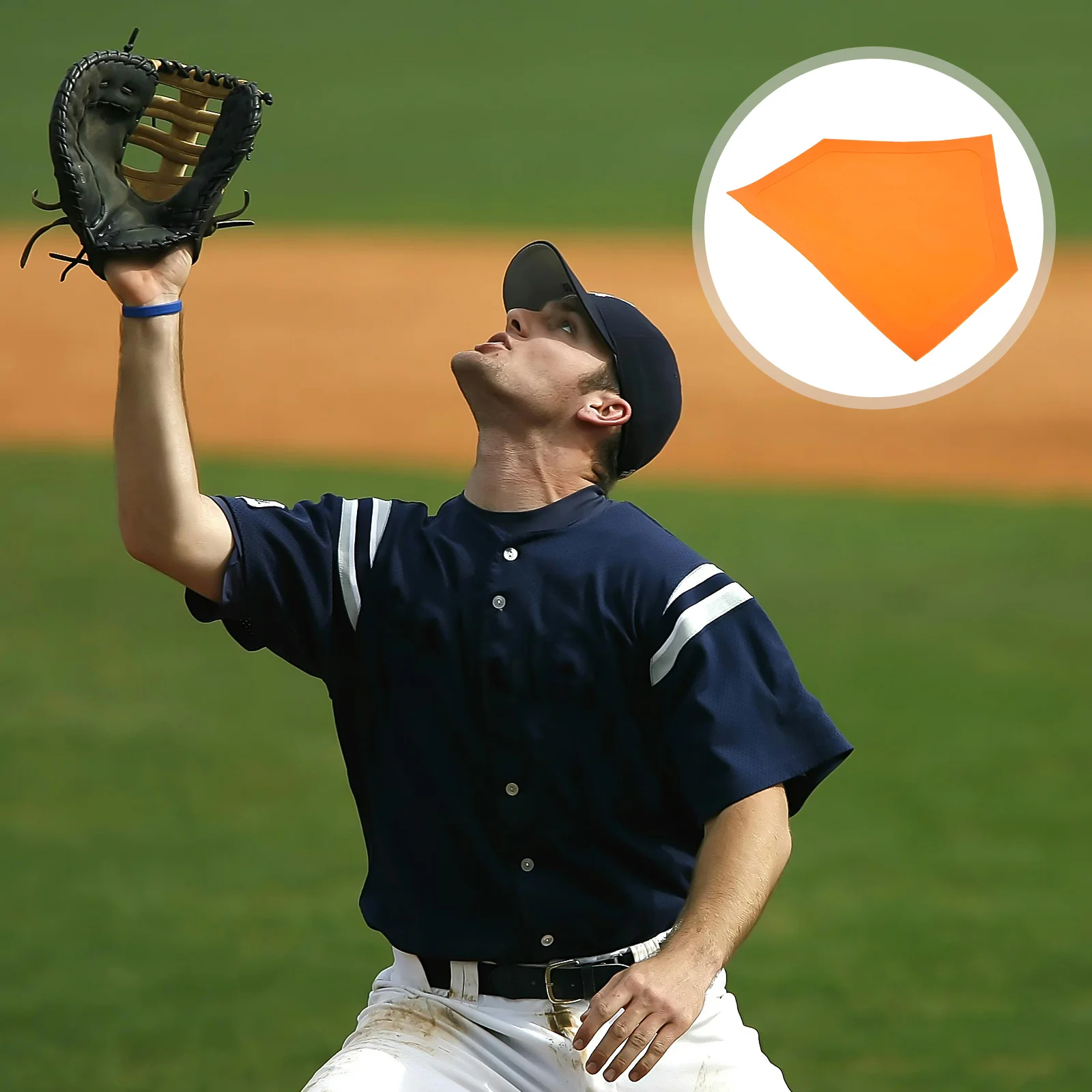 1PC Portable Baseball Triangle Disc Marker Set TPE Material Training Aids for Batting Pitching Youth Sport Equipment