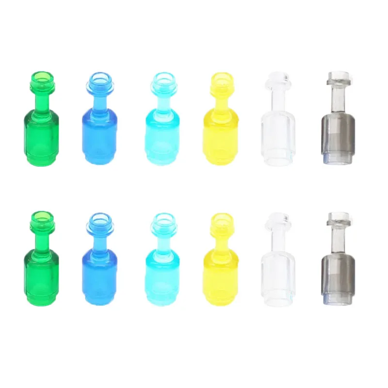 MOC City Series Building Blocks Figures Scene Creative Accessories Chains Mini Bricks Colored Wine Bottle Boxes Toy Gifts 3