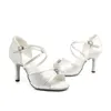 SWDZM New Latin Dance Shoes Women Ballroom Salsa Dance Shoes  Party Square Dance Shoes Soft Heel 5CM/7.5CM/8CM 3