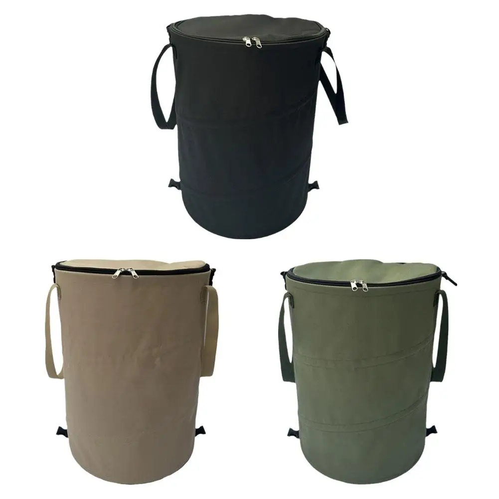 Outdoor Portable Foldable Trash Can Portable Camping Garbage Bin Home Toy Clothing Storage Yard Garden Deciduous Garbage Bag