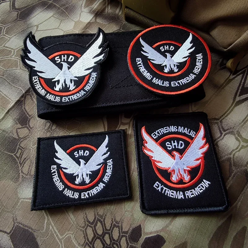 SHD The Division значок для морального духа вышитые нашивки стрельба для ролевых игр тактическая повязка на руку крючок с крыльями & Loop рюкзак (art.: 3920c577bf199) - 3920c577bf199