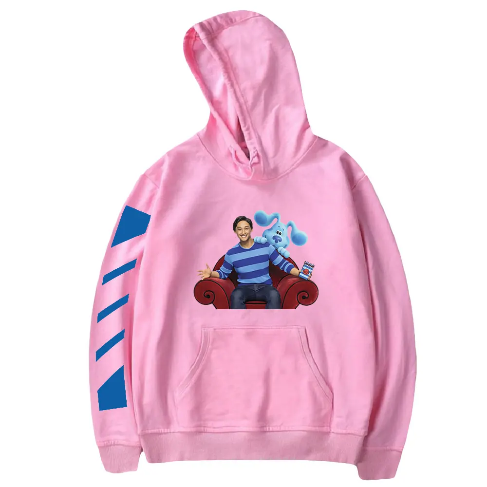 Blue's Big City Adventure Movie Cartoon Unisex Long Sleeve Sweatshirts Women Men Hoodie Harajuku Streetwear Funny Clothes