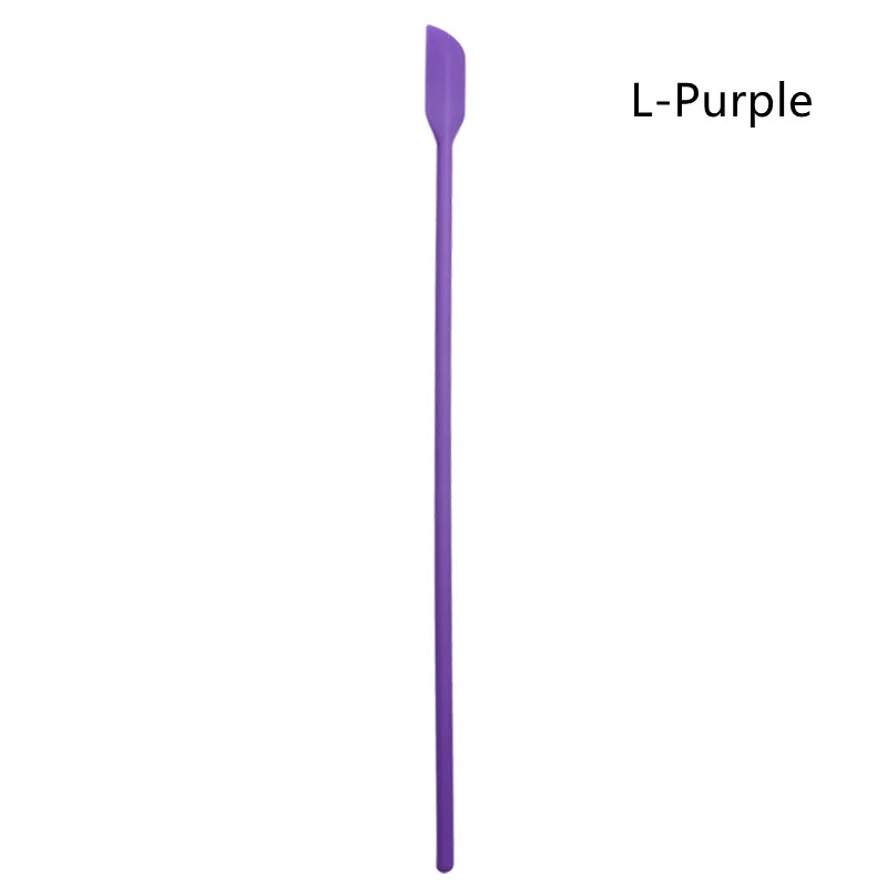 1Pc Makeup Bottle Scraper Mini Tip Spatula Jam Butter Cake Spatula Cooking Smooth Surface Scraper Baking Tool Honey Mixing Spoon 