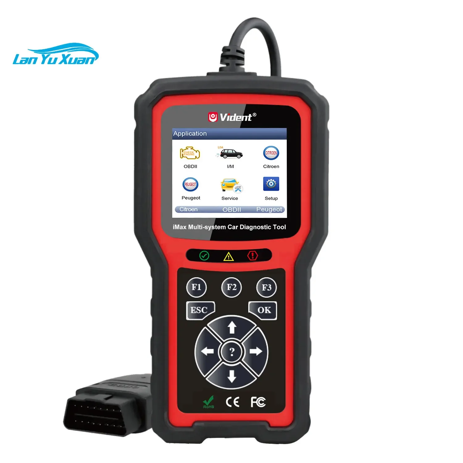 VIDENT iMax4314 Professional Single Car Brand EOBD OBDII CAN Engine System Fault Code Auto Diagnostic Tool For Citroen&Peugeot