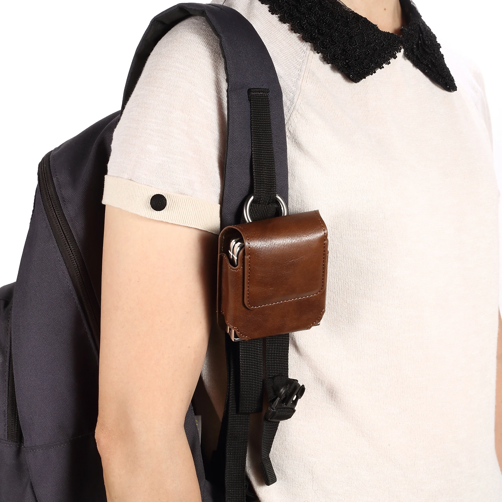 Luxury Leather Belt Clip Case