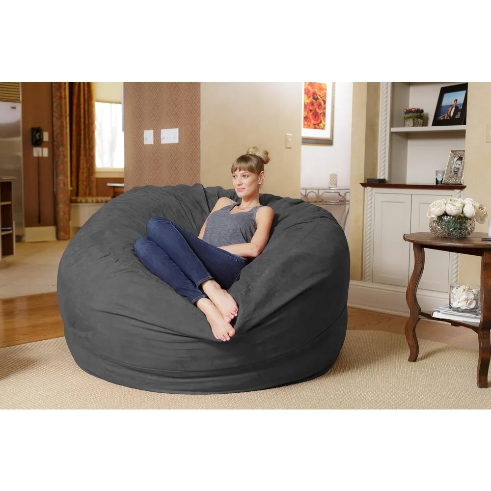 Bean bag chair giant memory foam furniture bean bag big sofa with soft micro fiber cover