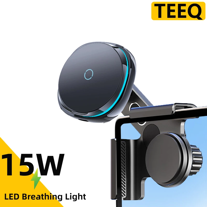 BYD 씰 차량용 핸드폰 거치대 15W 마그네틱 무선 충전 TEEQ