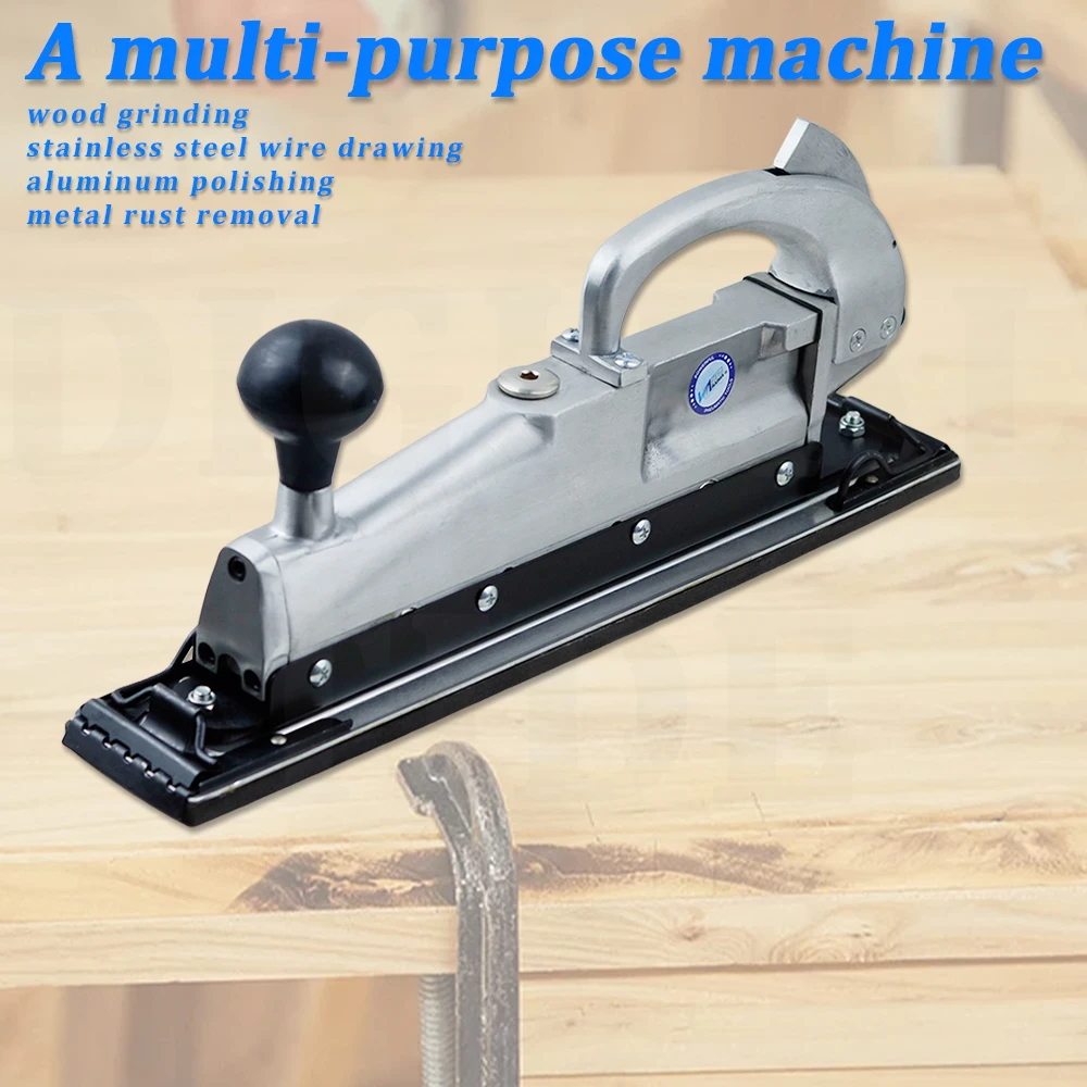 Pneumatic Air Sander Straight Line Orbital Reciprocating Sander Polisher Polishing Sanding Machine Metal Wood Floor