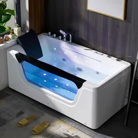 Bathtub home adult intelligent constant temperature heating massage magic bubble taste high-end new bath waterfall bath 1