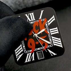 Square Dial 'Time is Money' Customized Watch Face for Premium Watch Accessories (75)