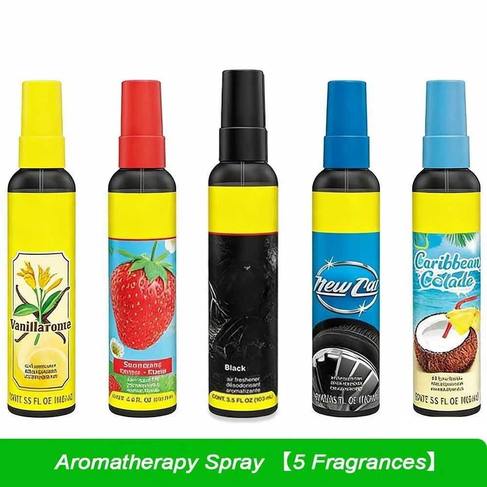 Luxury Car Air Freshener Spray, Portable Bottle, Deodorizing and Refreshing Experience