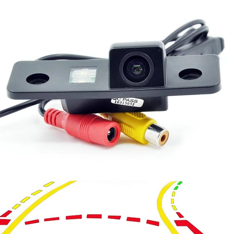 

Variable Parking Line Dynamic Trajectory Tracks Car Rear View Parking Backup Camera for VW Skoda Octavia night waterproof