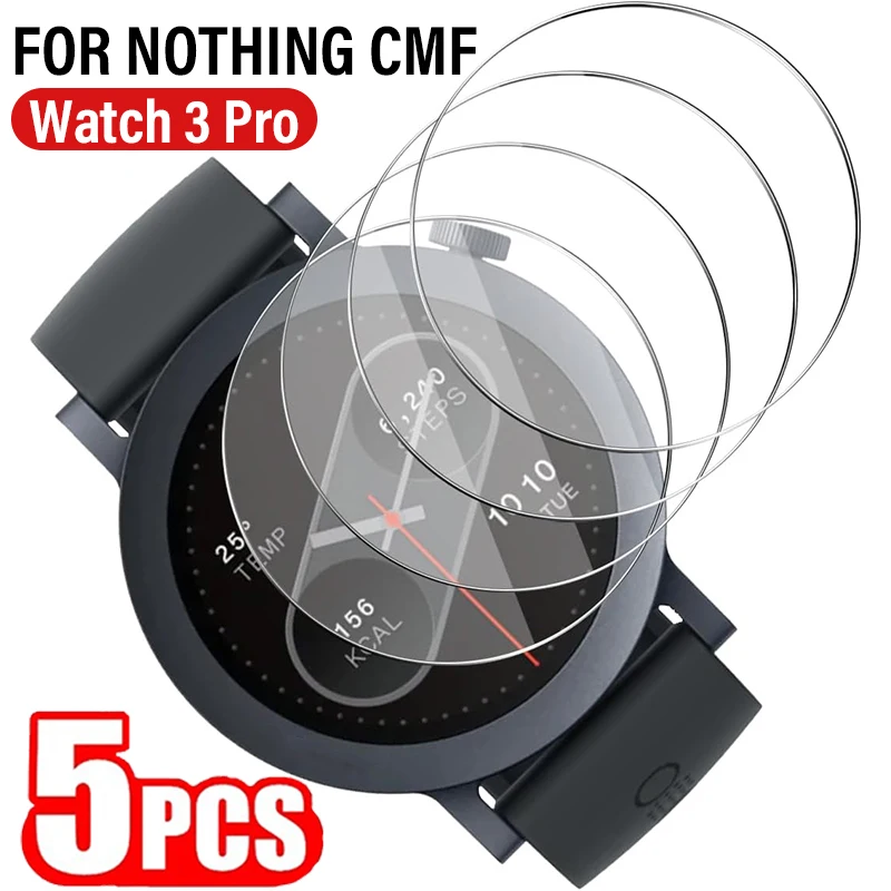 Premium Screen Protector for CMF Watch 3 Pro - 9H Hardness Tempered Glass Film (1-5 Pack)