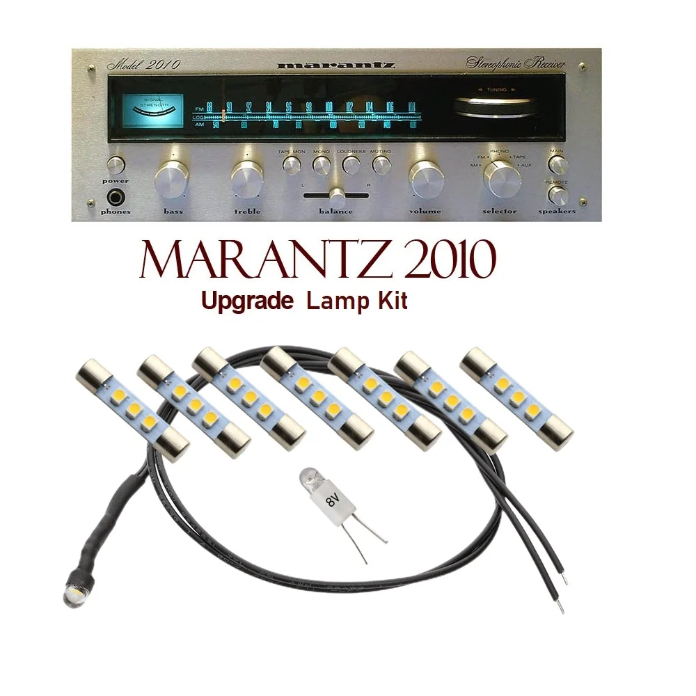 Marantzオーディオステレオ受信機用LEDランプキット、ac8v、104、105b