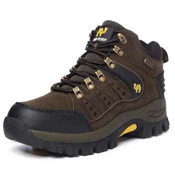 Outdoor Waterproof Hiking Boots Men's & Women's Spring And Autumn Hiking Wear-resistant Mountain Sports , Hunting, Sports 5