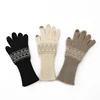 100% Pure Cashmere Mid-Length Gloves for Men and Women Touchscreen Finger Gloves Autumn Winter Warm Knitted Gloves