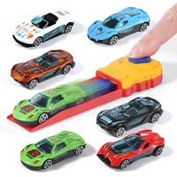 Dynamic Ejection Vehicle Shooting Racing Taxi Model Inertia Slide Car Mini Gift Toys Christmas, Halloween, Thanksgiving Gifts 3