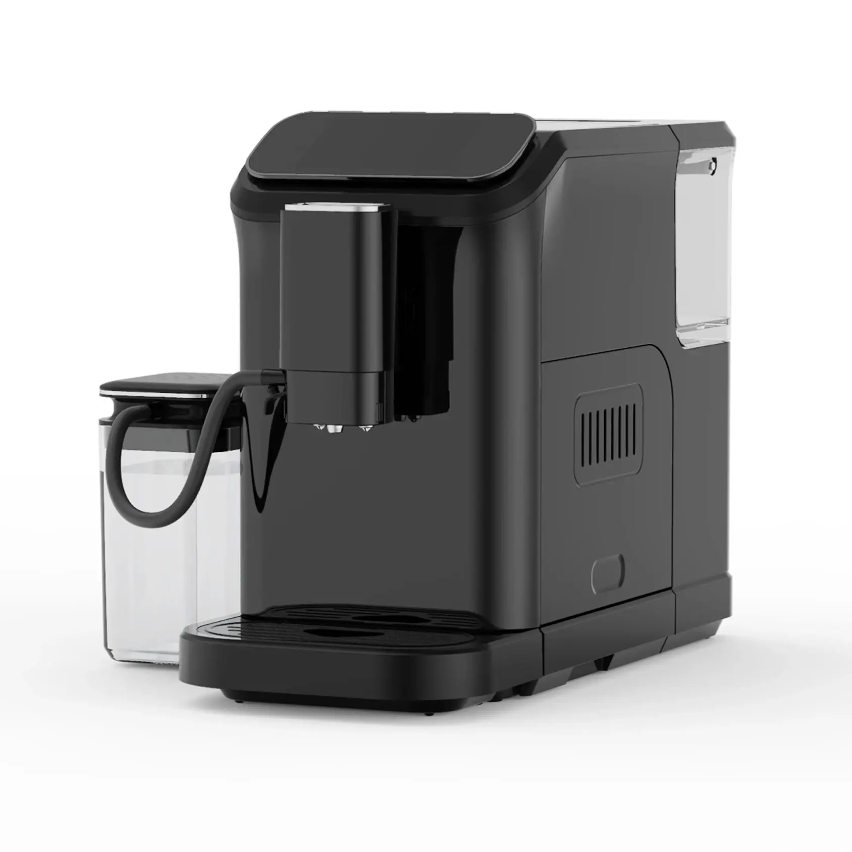 Mcilpoog WS-D5 Automatic Espresso Machine ，Built-In Milk Frother & Tank, 12 Coffee Varieties, Touchscreen，Ideal for Home Use