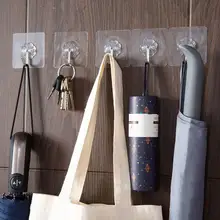 

Good Hanger Hook Transparent Strong Adhesive Wall Hangers Hooks Vacuum Suction Cup Heavy Bathroom Stainless Steel Hanger