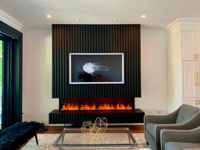 Inno-Fire 72 inch decor flame electric fireplace Wall Mounted Home Heater  With Remote Control - AliExpress