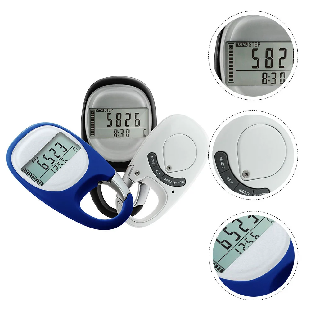 

Pedometer Key Chain Activity Record Steps Sports Accessories Clock Running Adults Devices Mountain Climbing Counter Pedometers