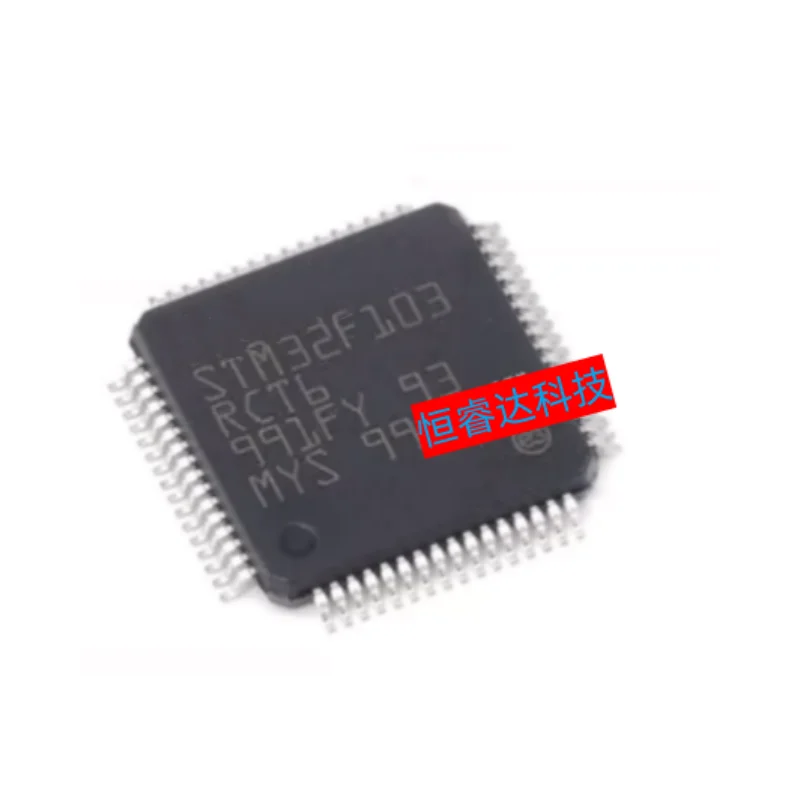 

Микроконтроллер STM32F103RGT6, микроэлектронная микросхема, 32 бита, 72 МГц, 1 Мб (1 м x 8), flash 64-LQFP, 1 шт./партия