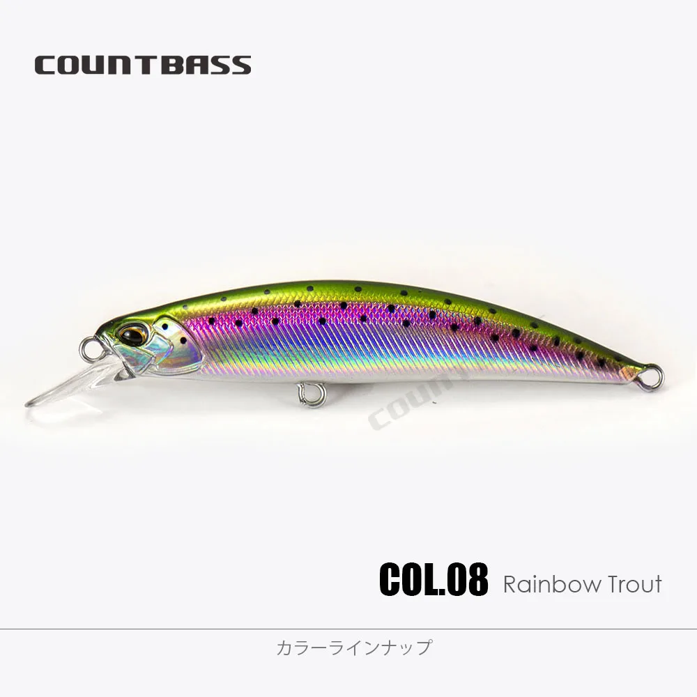 COUNTBASS Premium Sinking Minnow Hard Baits Fishing Lures Wobblers Crankbaits Perch Leurre