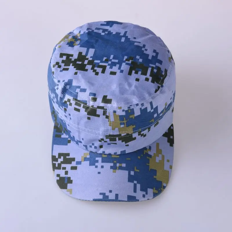 Camouflage Baseball Cap Hat Men Women Tactical Flat Cap Hat Unisex Fashion Sport Camping Hiking Sunhat Sunscreen Sun