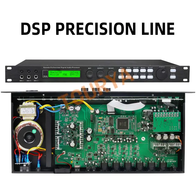X5 sound fx processor grade karaoke squealing noise proof before home meeting audio processing stage