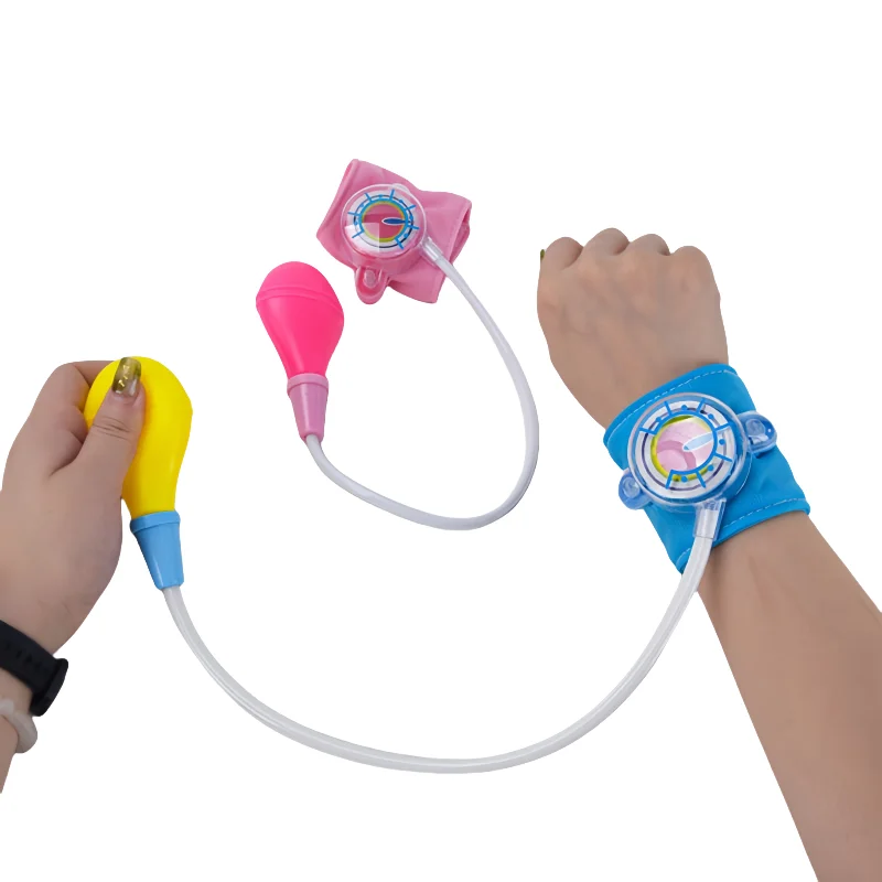 Kids Doctor Simulation Blood Pressure Monitor Toy Doctor Role-Playing Simulation Blood Pressure Monitoring Games PuzzleToy Gift
