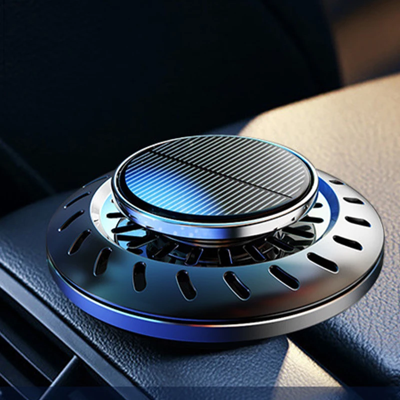 

New Flying Saucer Shape Car Perfume Metal Base Solid Balm Car Diffusers for Auto Truck Aromatherapy Snow Removal Instrument