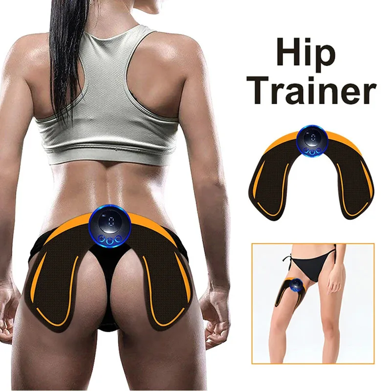 Electric Abdominal Muscle Stimulator EMS Wireless Buttocks Hip Trainer Weight Loss For Arm Back Leg Waist Fitness