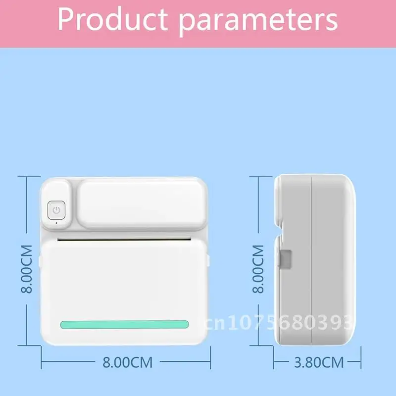 

Bluetooth MINI Pocket Thermal Label Printer 58mm Thermal Printer Wireless Printing Stickers Android IOS Paper Printers