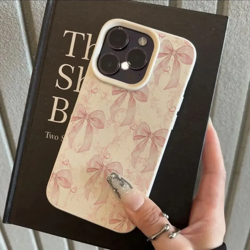 Full Screen Lichee Leather Pattern Shockproof Phone Case