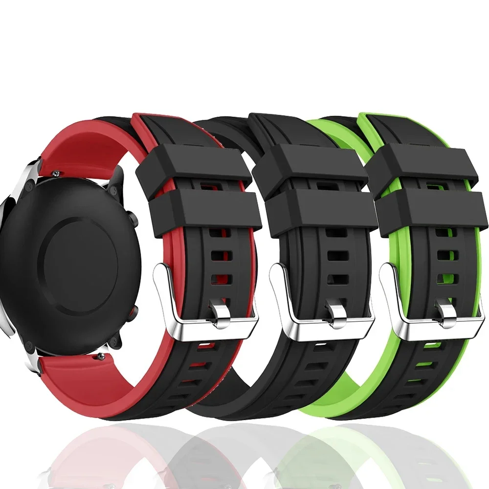 Premium Silicone Watch Strap - Universal 22mm & 20mm Band Replacement