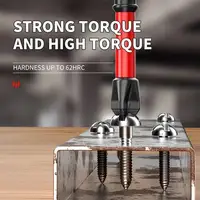 Magnetic Non-Slip Drill Bit Set 3/6/12 Pieces, S2 Steel, Crosshead and Impact Drill Bits, Suitable for Electric and Hand Drivers 3