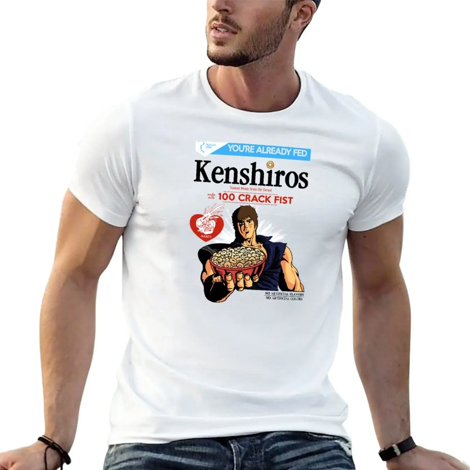 Kenshiros T-Shirt funnys oversized vintage workout shirts for men