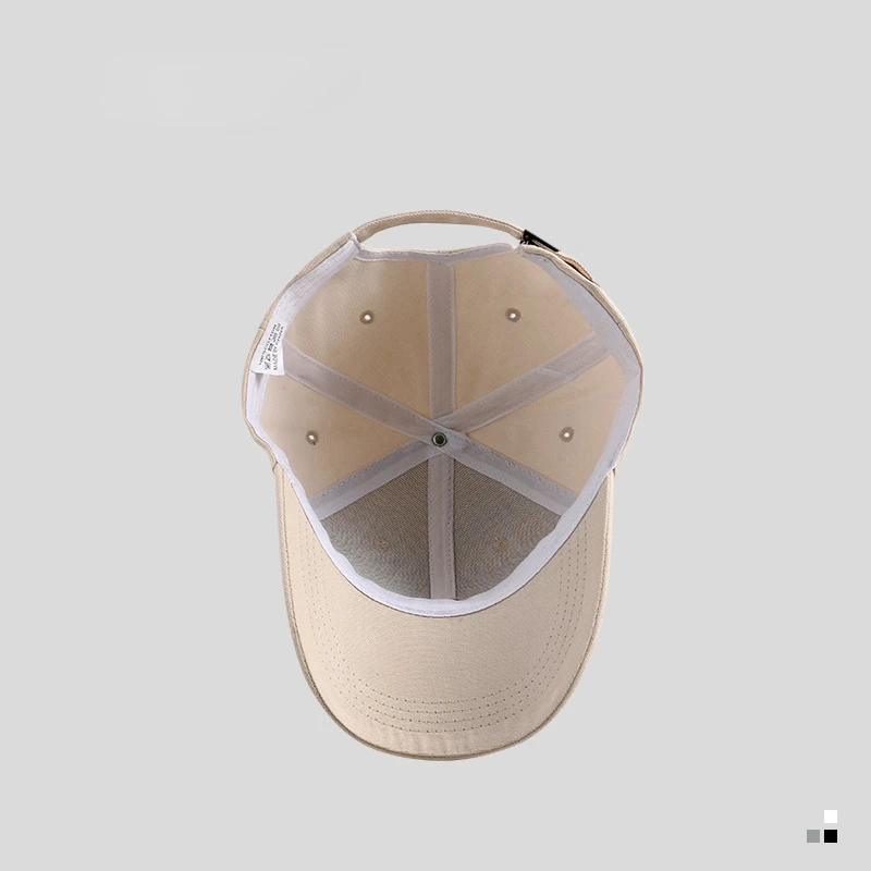 Hot Sale Hard-op C Leer Baseball Cap Men Women's Korean version of ide peaked cap wide-brimmed big head he curved brimmed_voghion.com