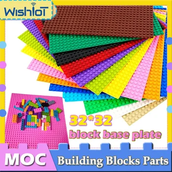 Small Particle 32x32 Dots Plastic Building Blocks Base Plates Assembly DIY Puzzle Kids Baseplates Toys MOC Bricks Accessories 1