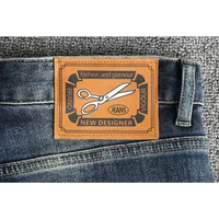 Jean Vintage Blanc Brodé pour Homme, Pantalon Slim à Jambes Droites, Assressentià Tout, à la Mode 5