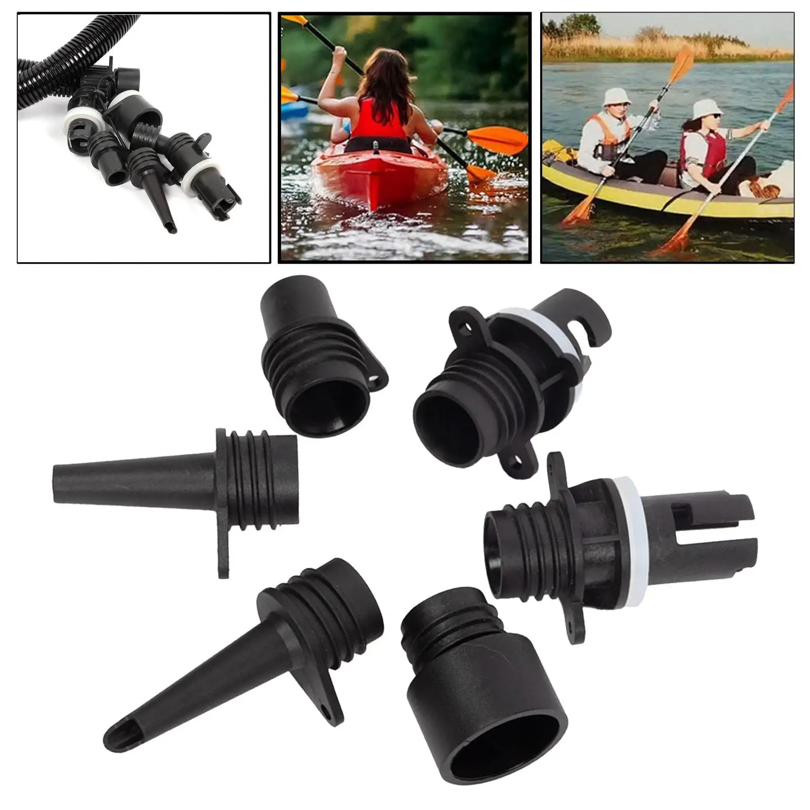 Pump Adaptor Inflatable Accessories Kayak Durable Inflatable Car Air Valves Converter Adapter Universal Canoe Valves Adapter