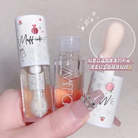 Make Up Korean Beauty Cosmetics Lip Ink Gloss Labial Lips Moisturizer Jelly Lipstick Bright Oil Moisturizing Balm Big Lip Brush 6
