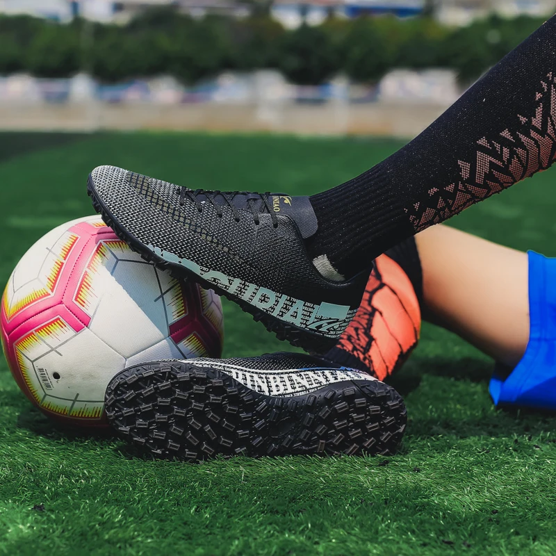 Children And Youth Professional Long Nail Football Shoes Men's Broken Nail Football Shoes Student Training Shoes 31-45#