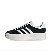 Adidas Originals GAZELLE BOLD Women's Skateboarding Shoes, Encapsulated, Chunky Sole Sneakers, Black/White